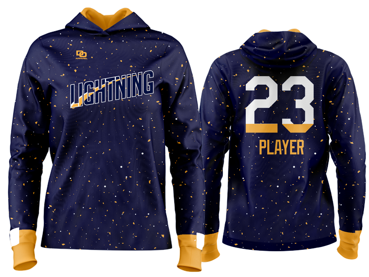 Custom Team Hoodie - Navy Splatter