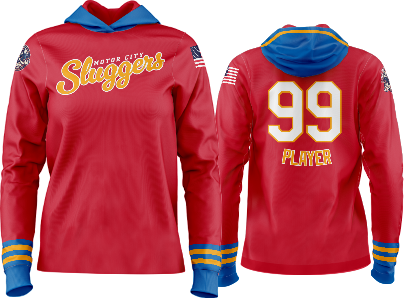 Custom Team Hoodie - Red