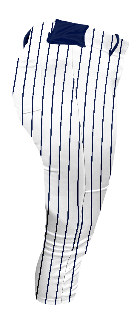 Custom Fastpitch Pant - White Pinstripe