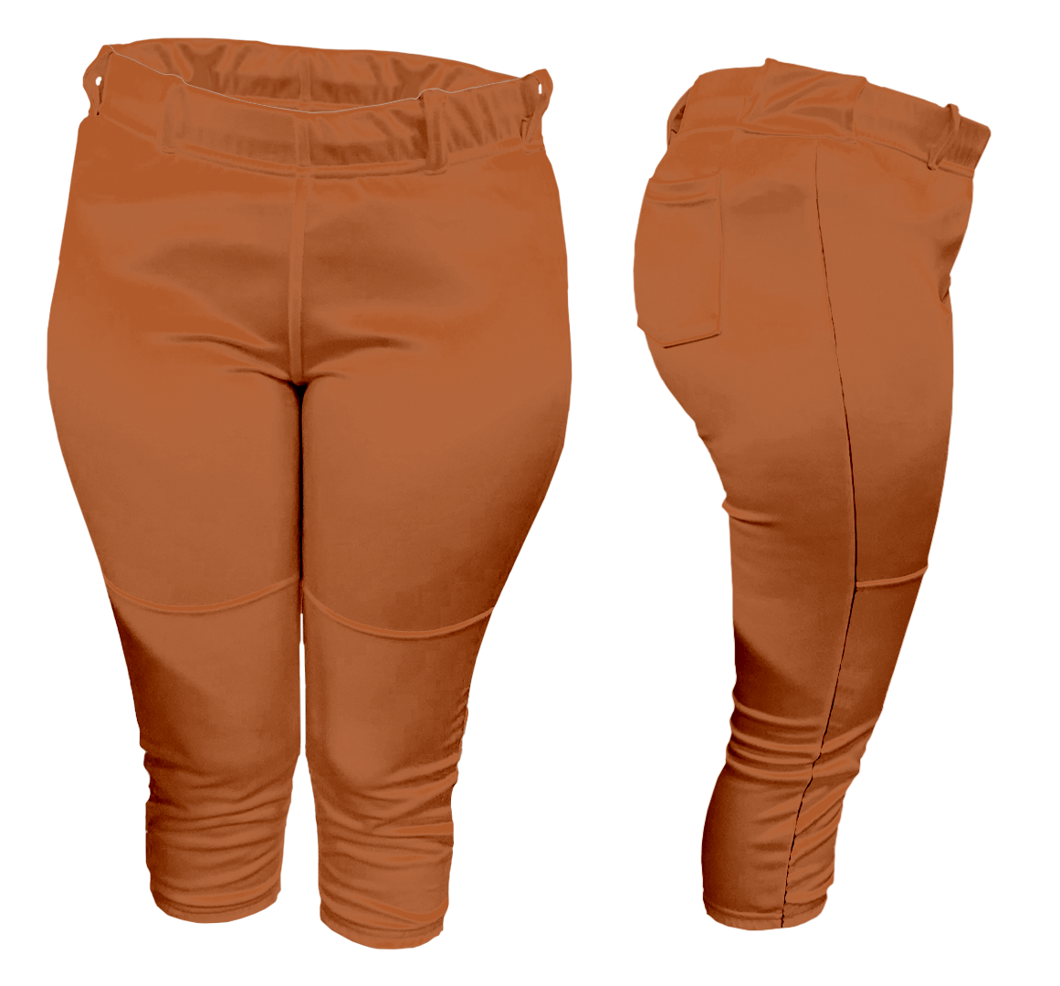 DO Custom Softball Pants - Texas Orange