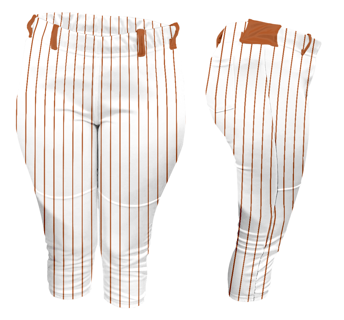 DO Custom Softball Pants - White Pinstripe