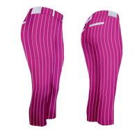 DO Custom Softball Pants - Pink Pinstripe