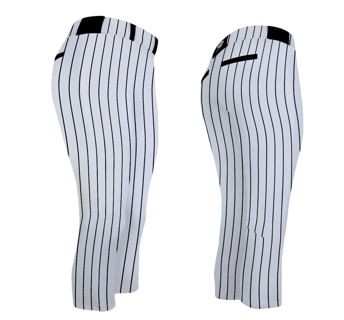 DO Custom Softball Pants - White Pinstripe