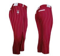 DO Custom Softball Pants - Red Pinstripe