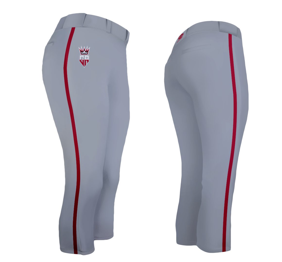 DO Custom Softball Pants - Silver