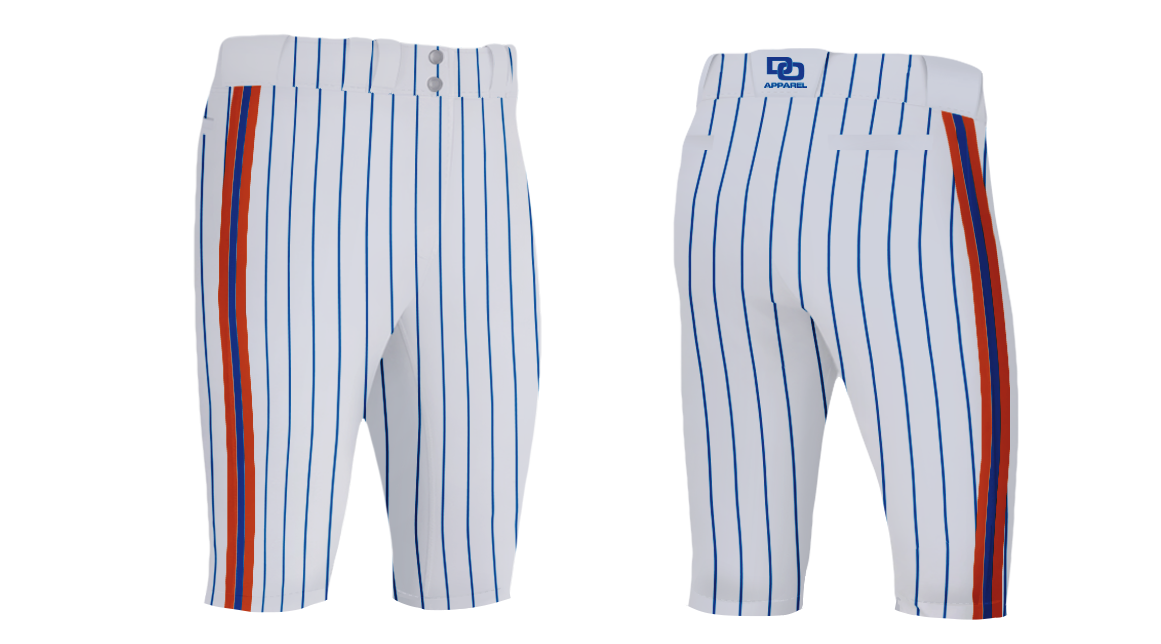 Custom Knicker Baseball Pant - Mets White Pinstripe