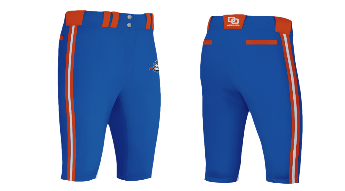 Custom Knicker Baseball Pant - Royal Triple Piping