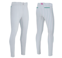 Custom Baseball Pant - White Pinstripe