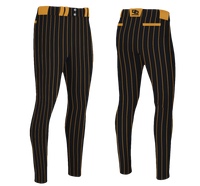 Custom Baseball Pant - Black Pinstripe