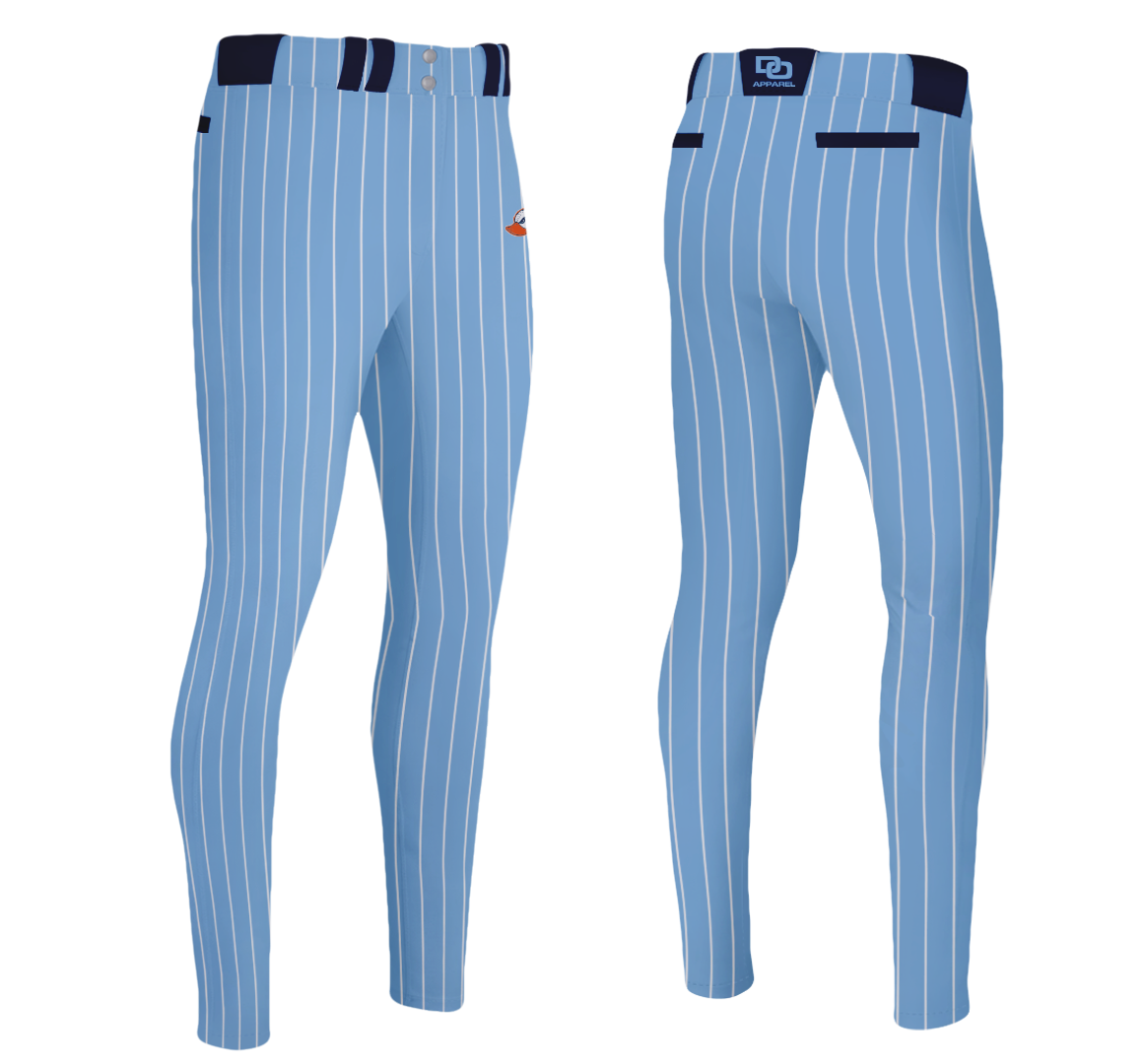 Custom Baseball Pant - Columbia Pinstripe