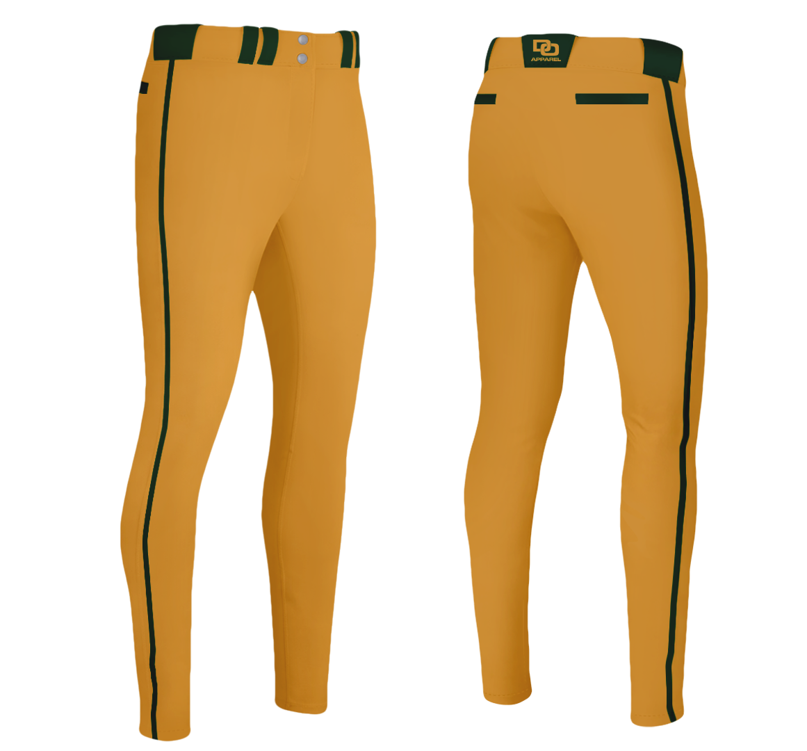 Custom Baseball Pant - Athletic Gold
