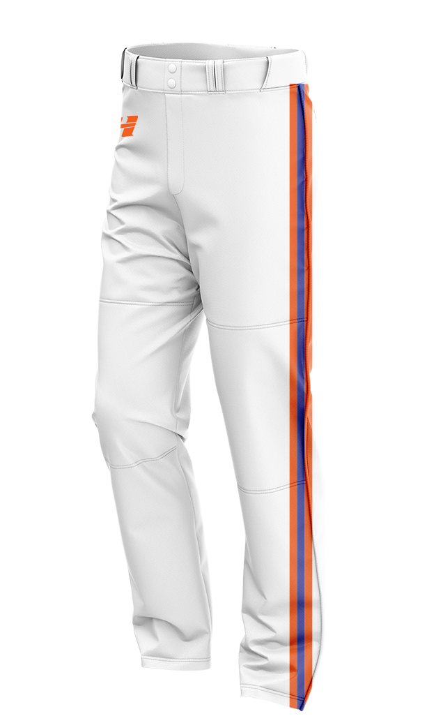 Custom Baseball Pant - Clemson White