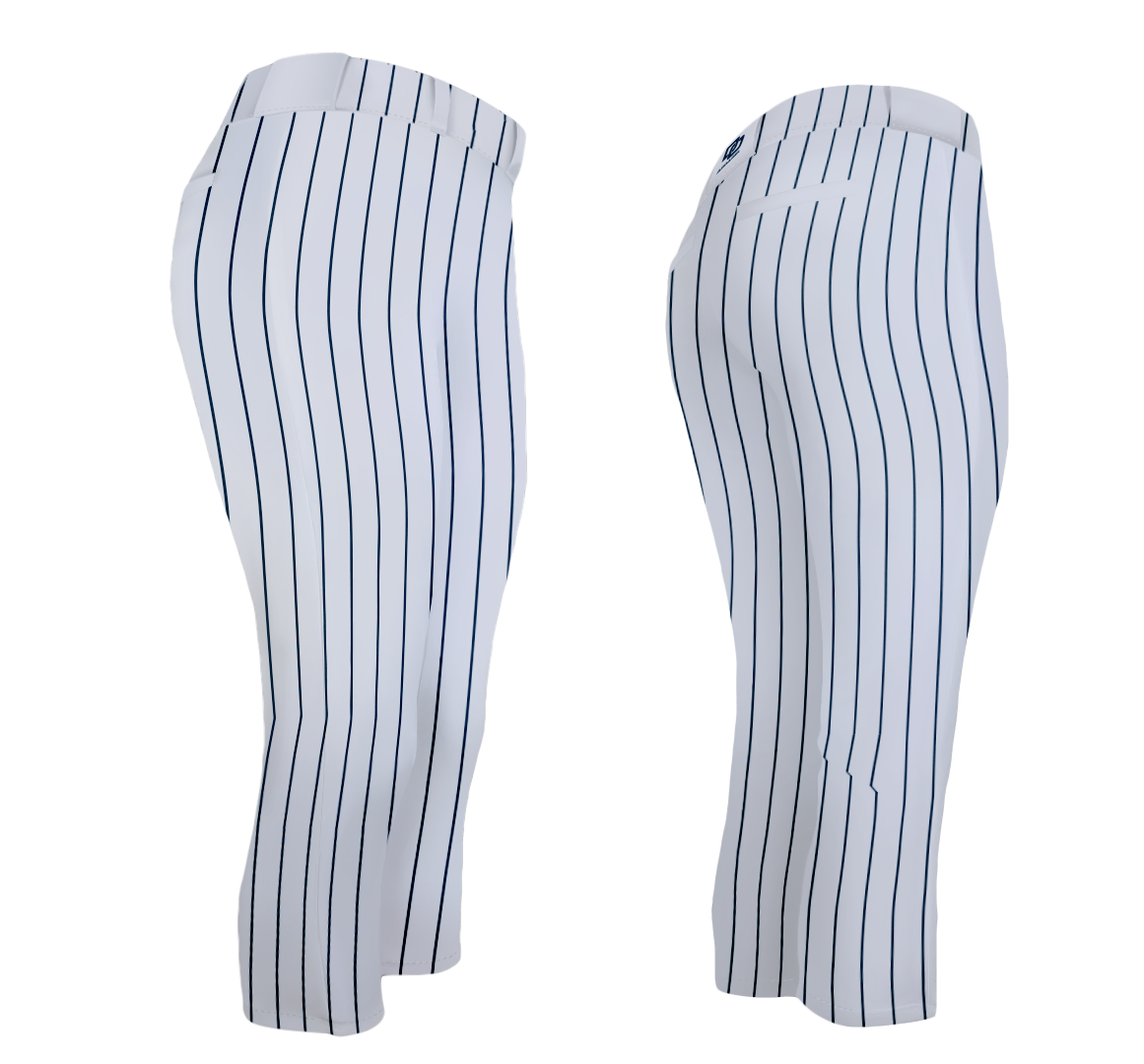 DO Custom Softball Pants - White Pinstripe