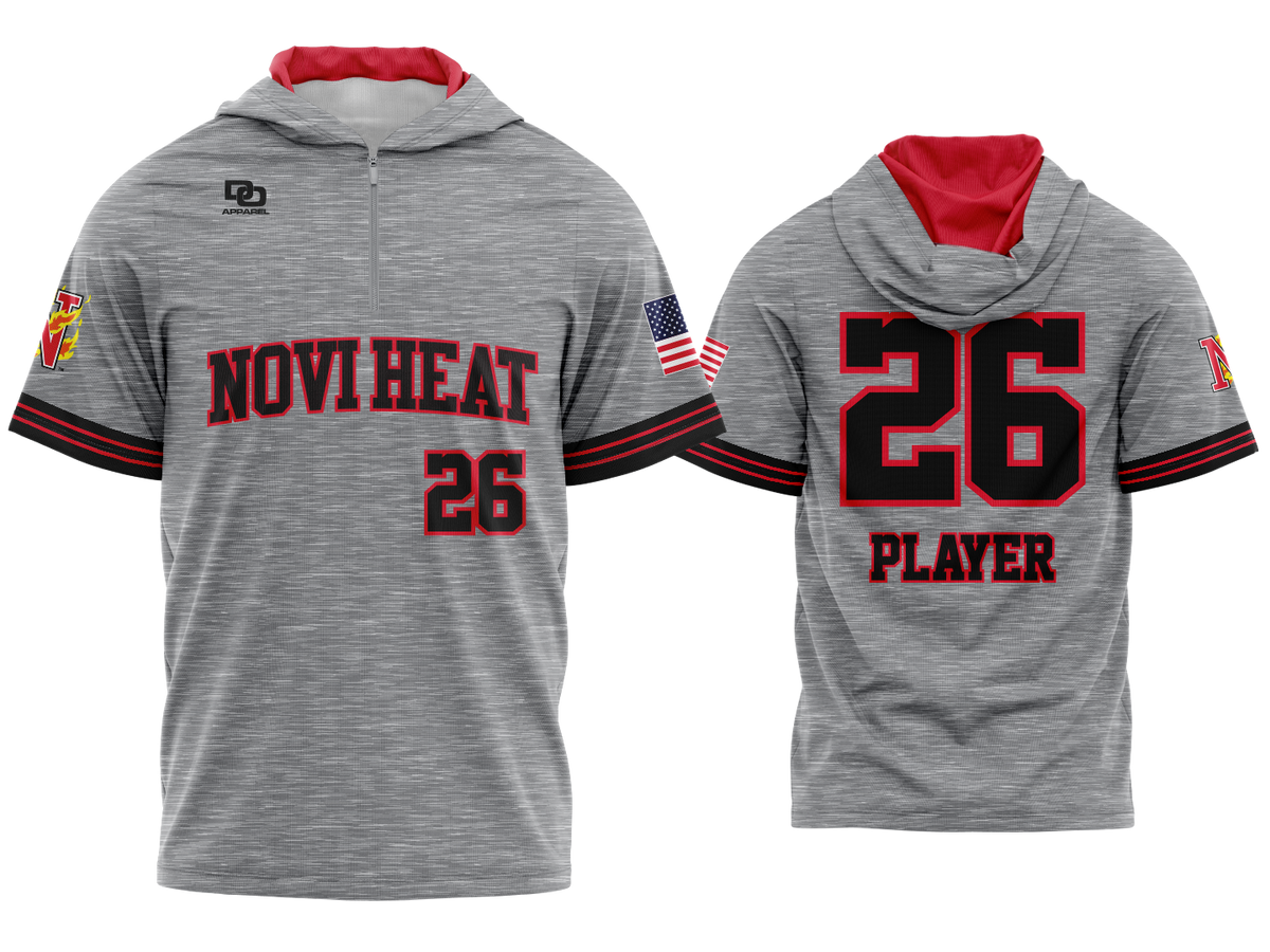 Custom QZ Hoodie SS - Heather