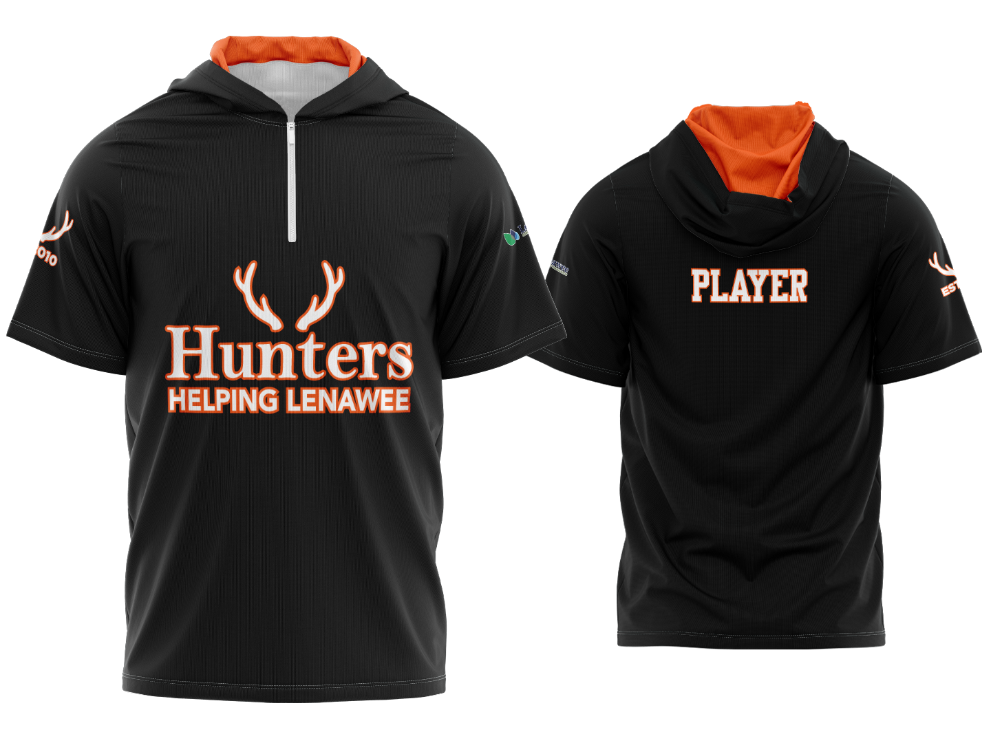 Custom QZ Hoodie SS - Black