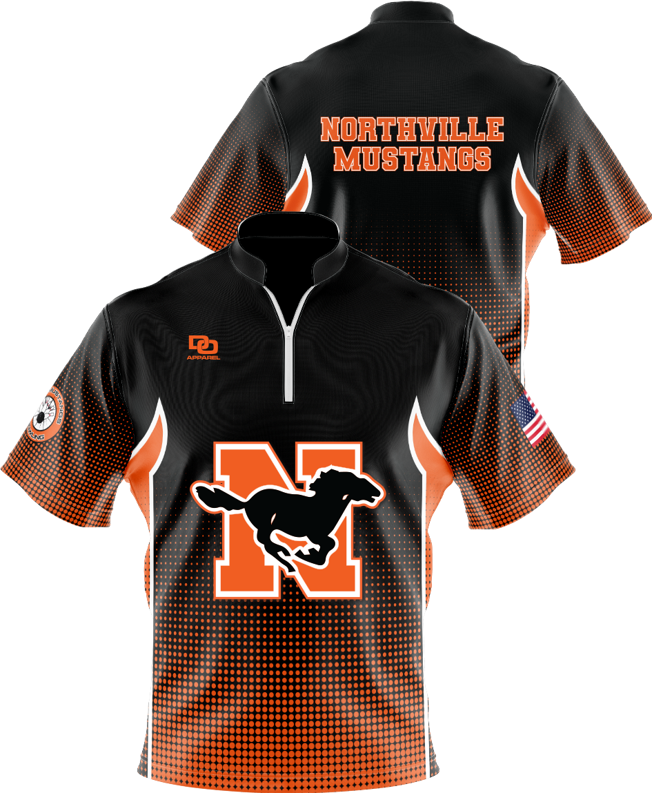 Custom FD QZ Taper Bowling Jersey - Black