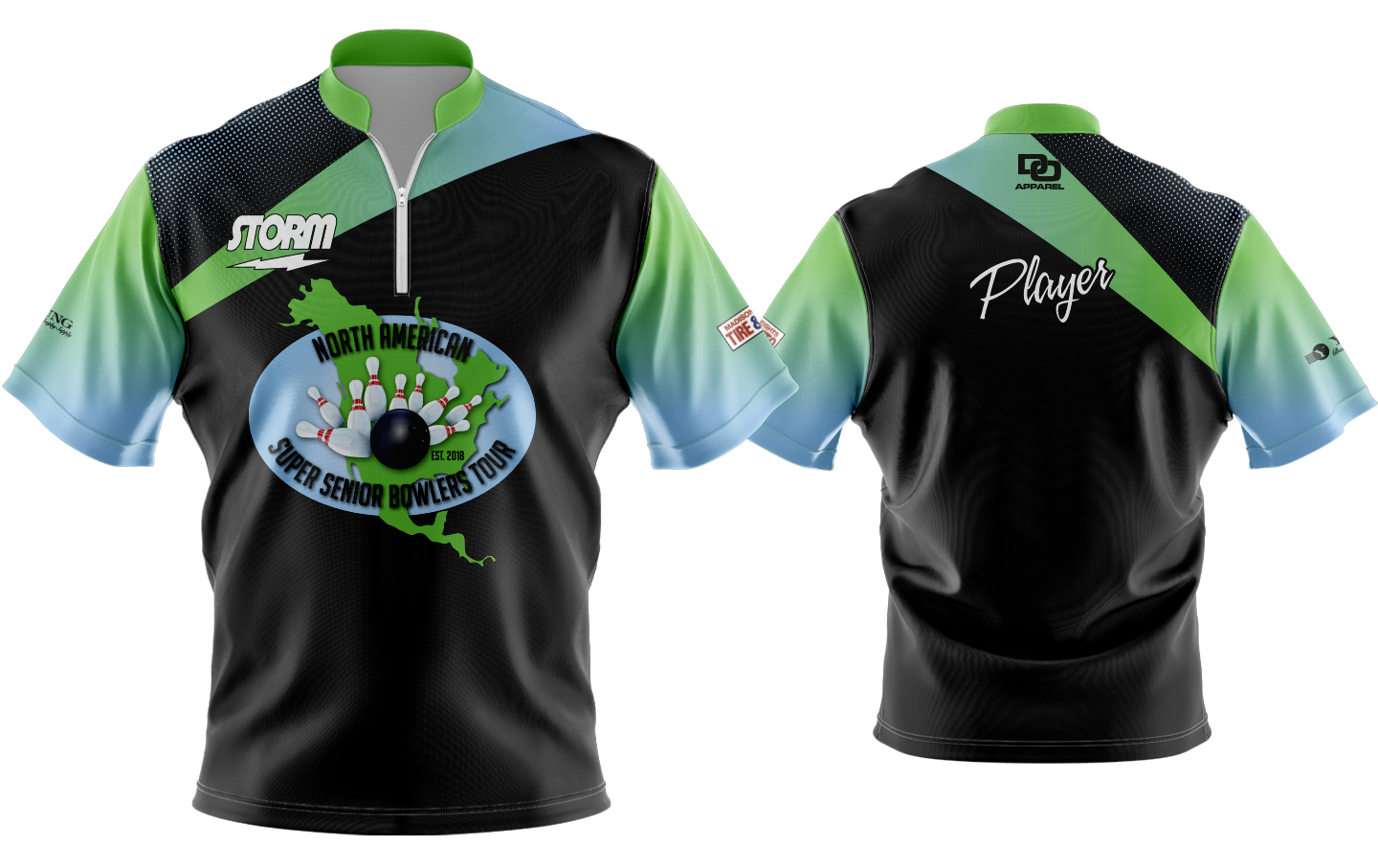 Custom Bowling Jersey - Alternate