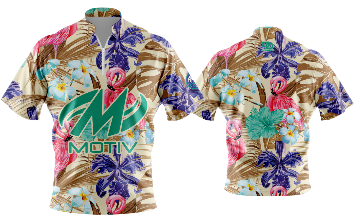 Custom FD QZ Taper Bowling Jersey - Cream