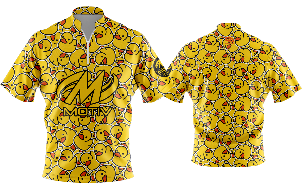 Custom FD QZ Taper Bowling Jersey - Ducky