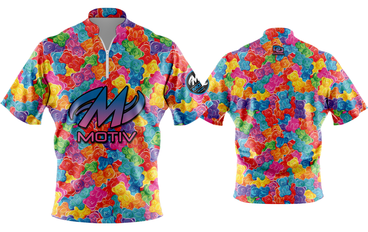 Custom FD QZ Taper Bowling Jersey - Gummies