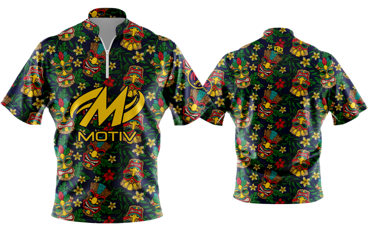 Custom FD QZ Taper Bowling Jersey - Tiki Opt 2