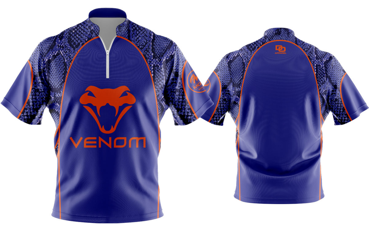 Custom FD QZ Taper Bowling Jersey - Venom