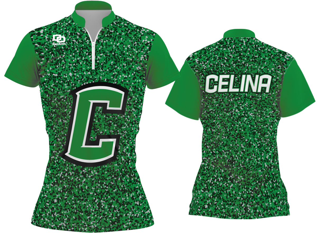 Custom FD QZ Taper Women's Jersey - Kelly