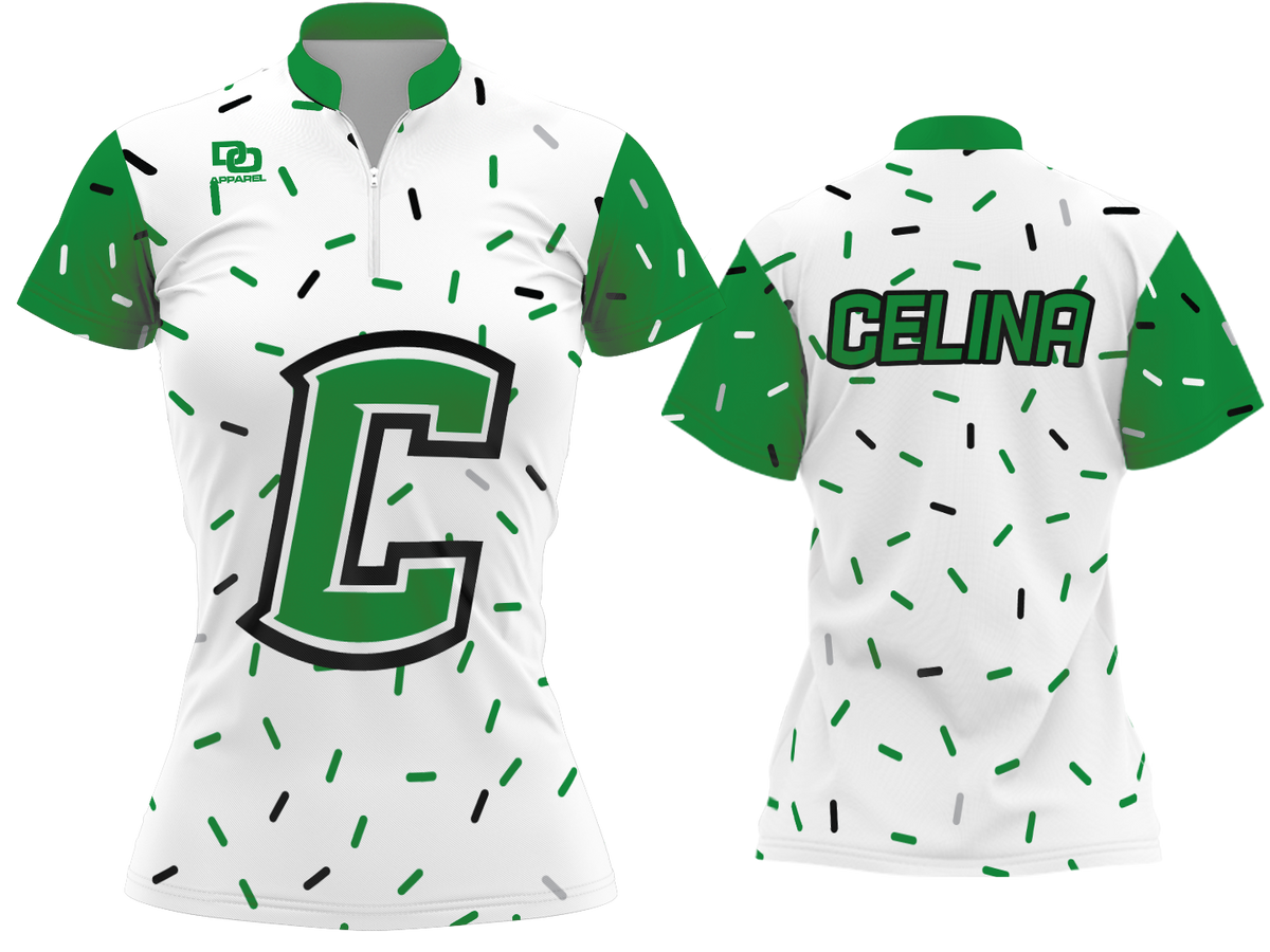 Custom FD QZ Taper Women's Jersey - White
