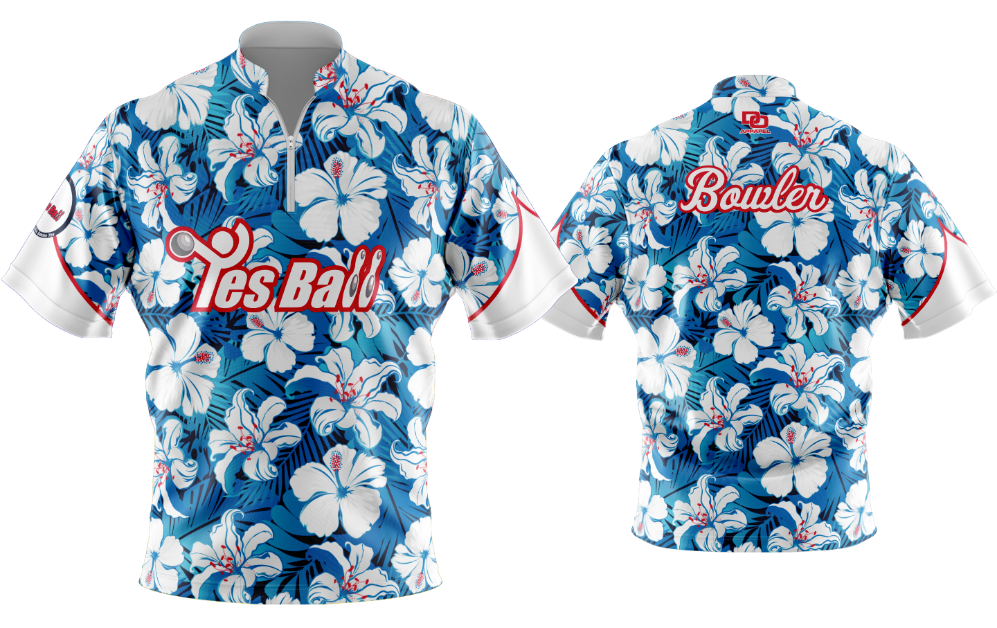 Custom Bowling Jersey - Hawaiian