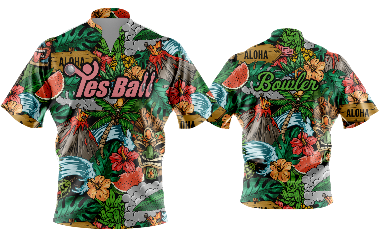 Custom Bowling Jersey - Aloha