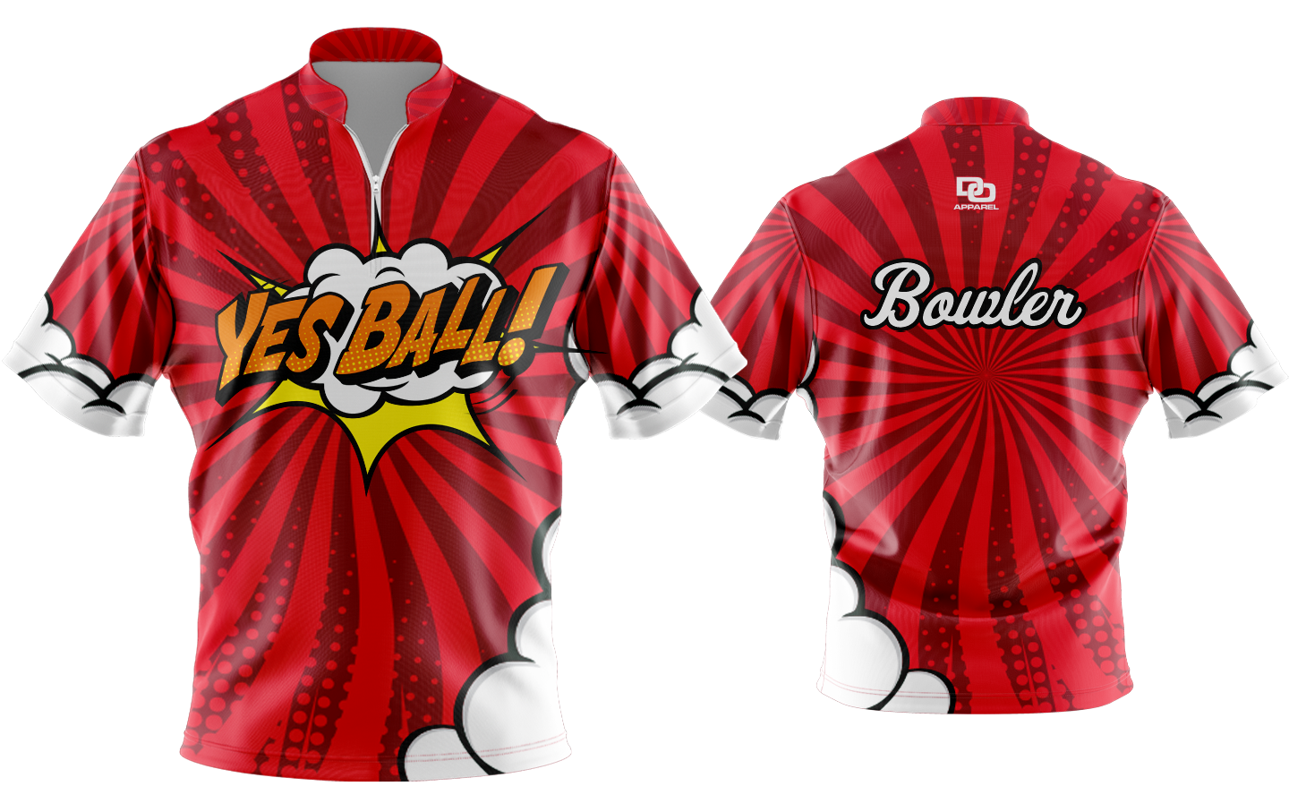 Custom Bowling Jersey - Comic