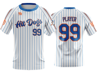 Custom Raglan Jersey - Mets Pinstripe