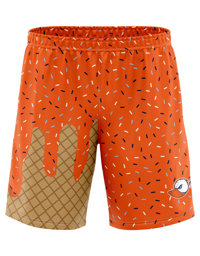 Custom Shorts - Drip Orange