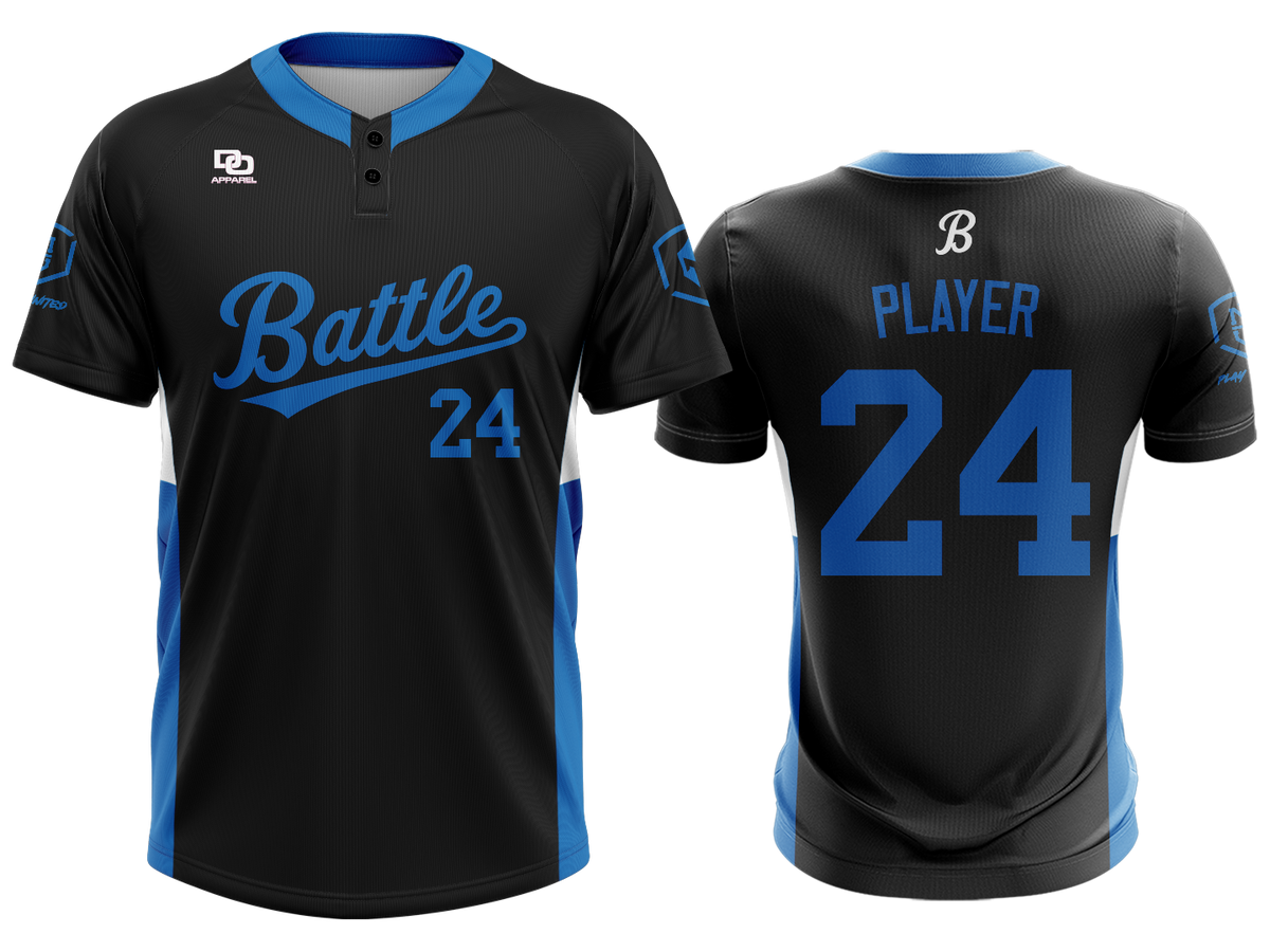Custom Two-Button Jersey - BAL Black