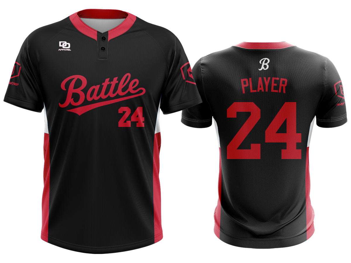 Custom Two-Button Jersey - BAL Black