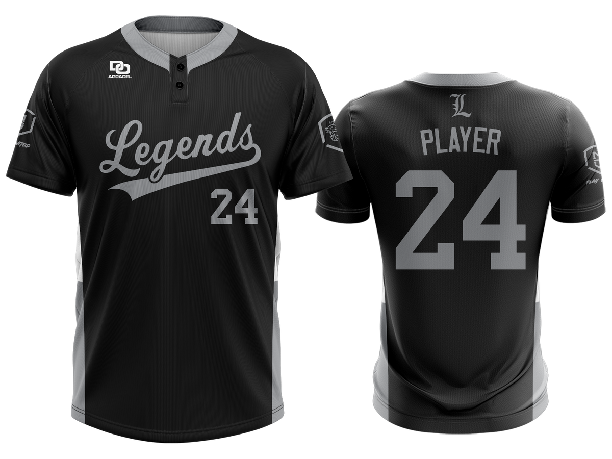 Custom Two-Button Jersey - BAL Black