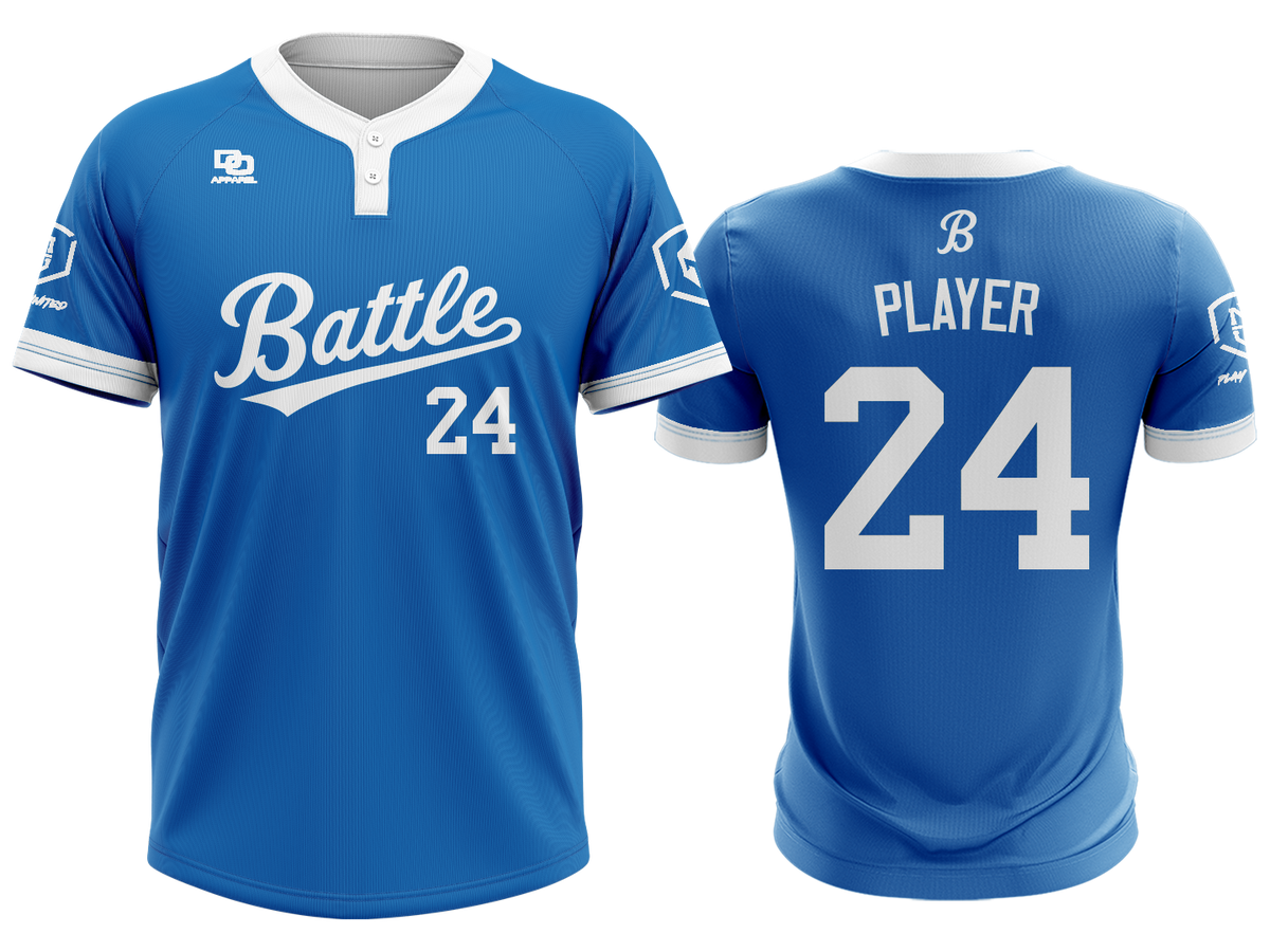 Custom Two-Button Jersey - CBJ Royal