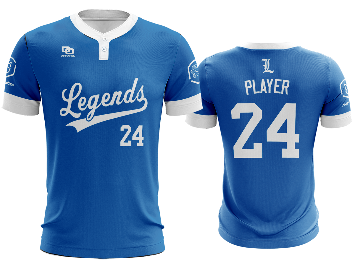 Custom Two-Button Jersey - CBJ Royal