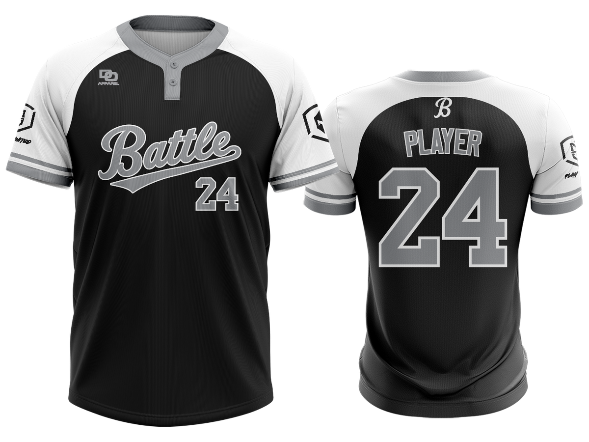 Custom Two-Button Jersey - Raglan