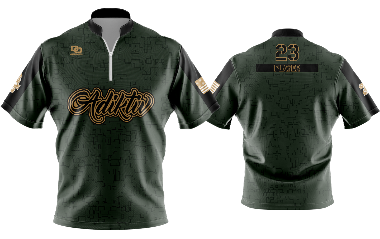 Custom Vapor Batting Jacket - Opt 1