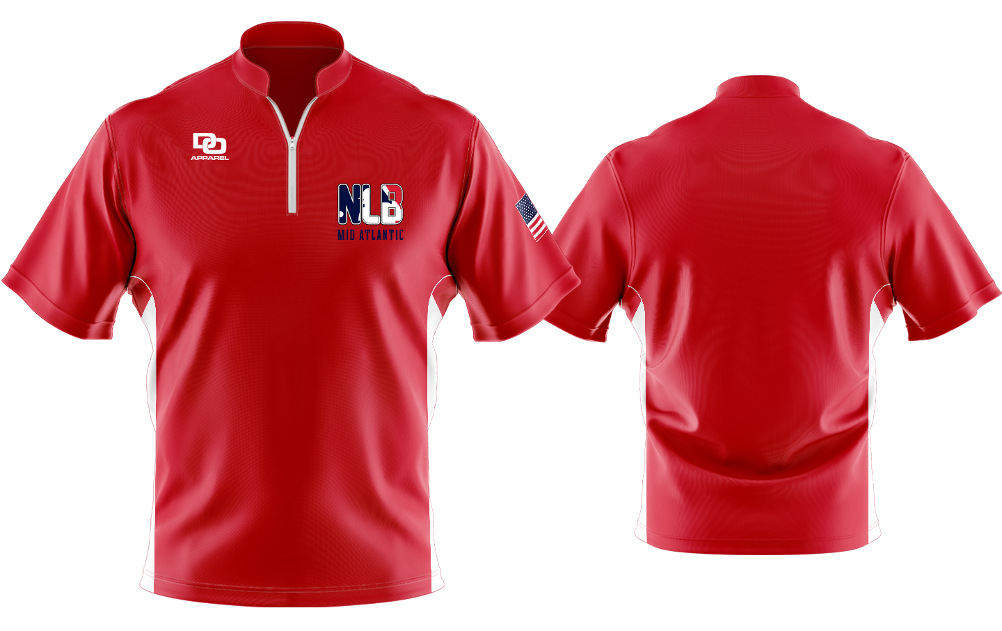 Custom Vapor Batting Jacket - Red