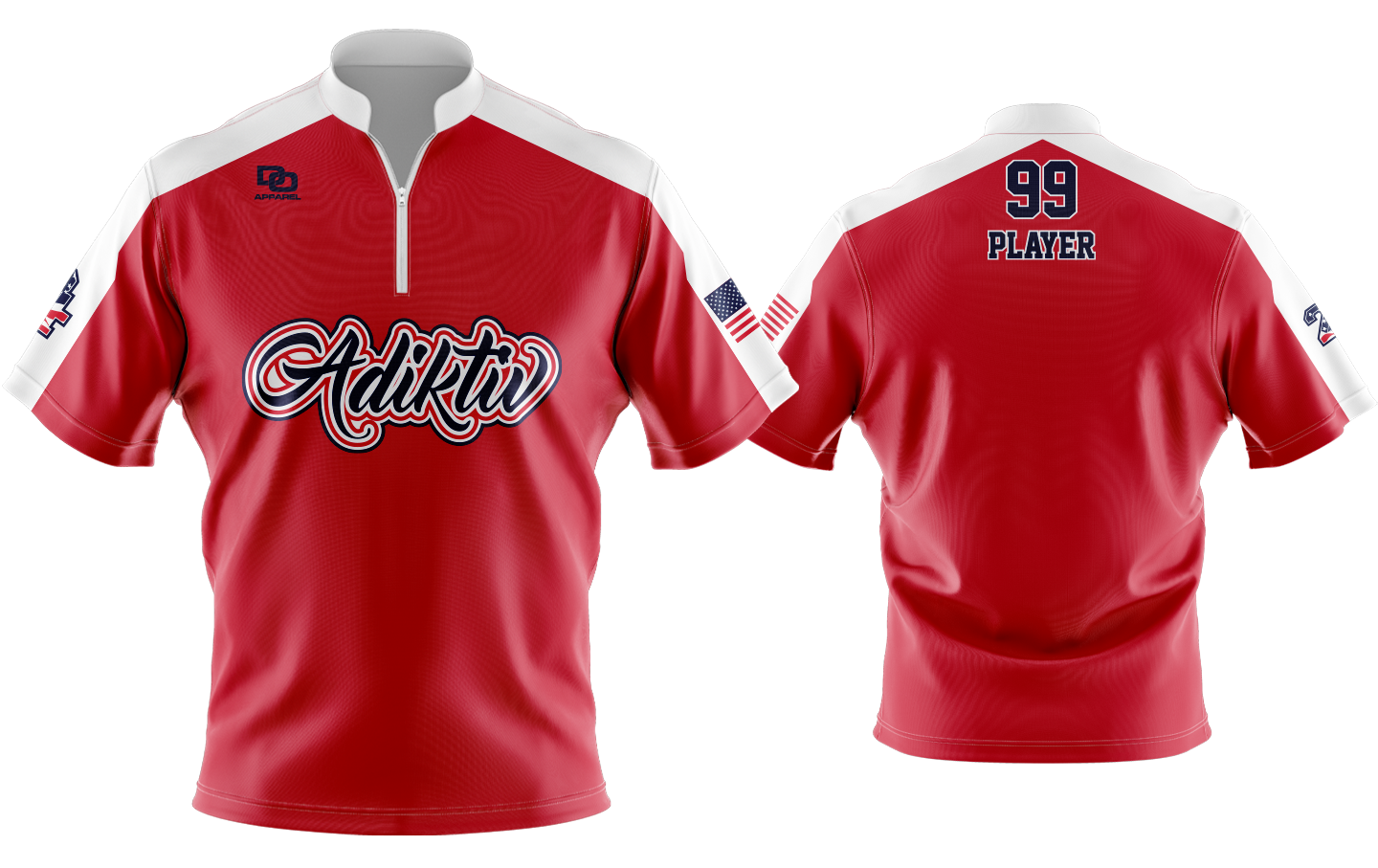 Custom Vapor Batting Jacket - Opt 3