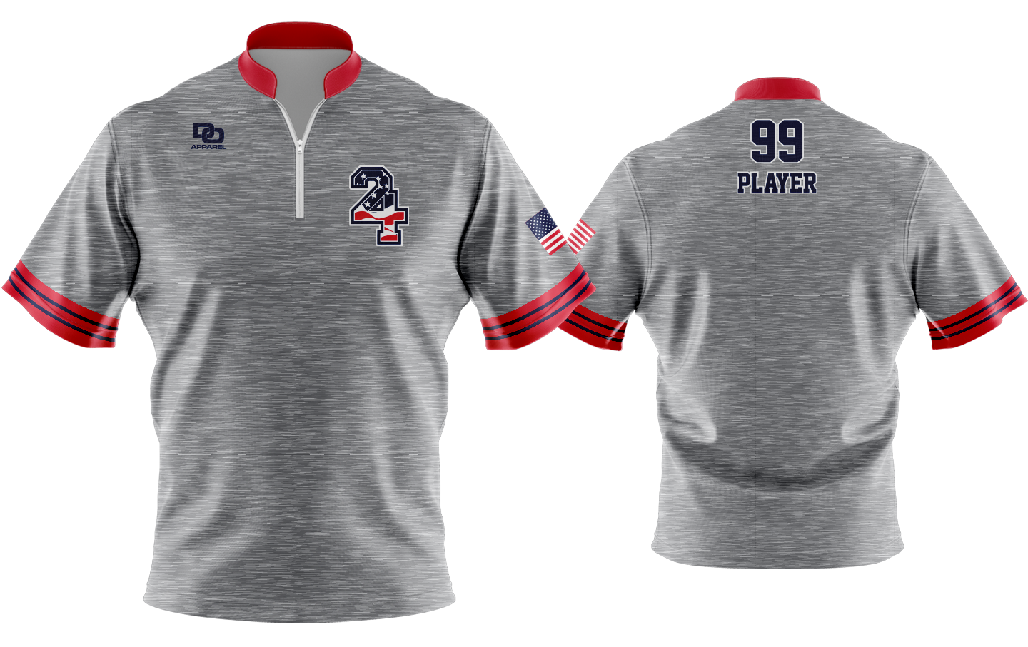 Custom Vapor Batting Jacket - Opt 4