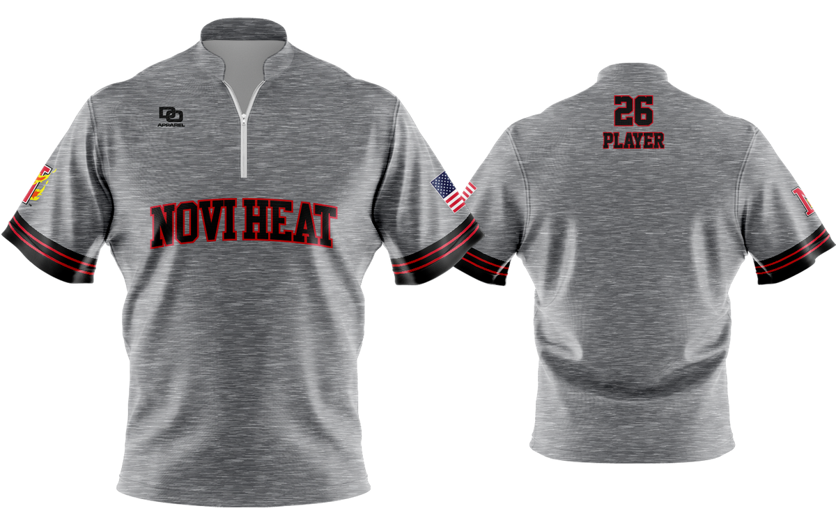 Custom Vapor Batting Jacket - Heather