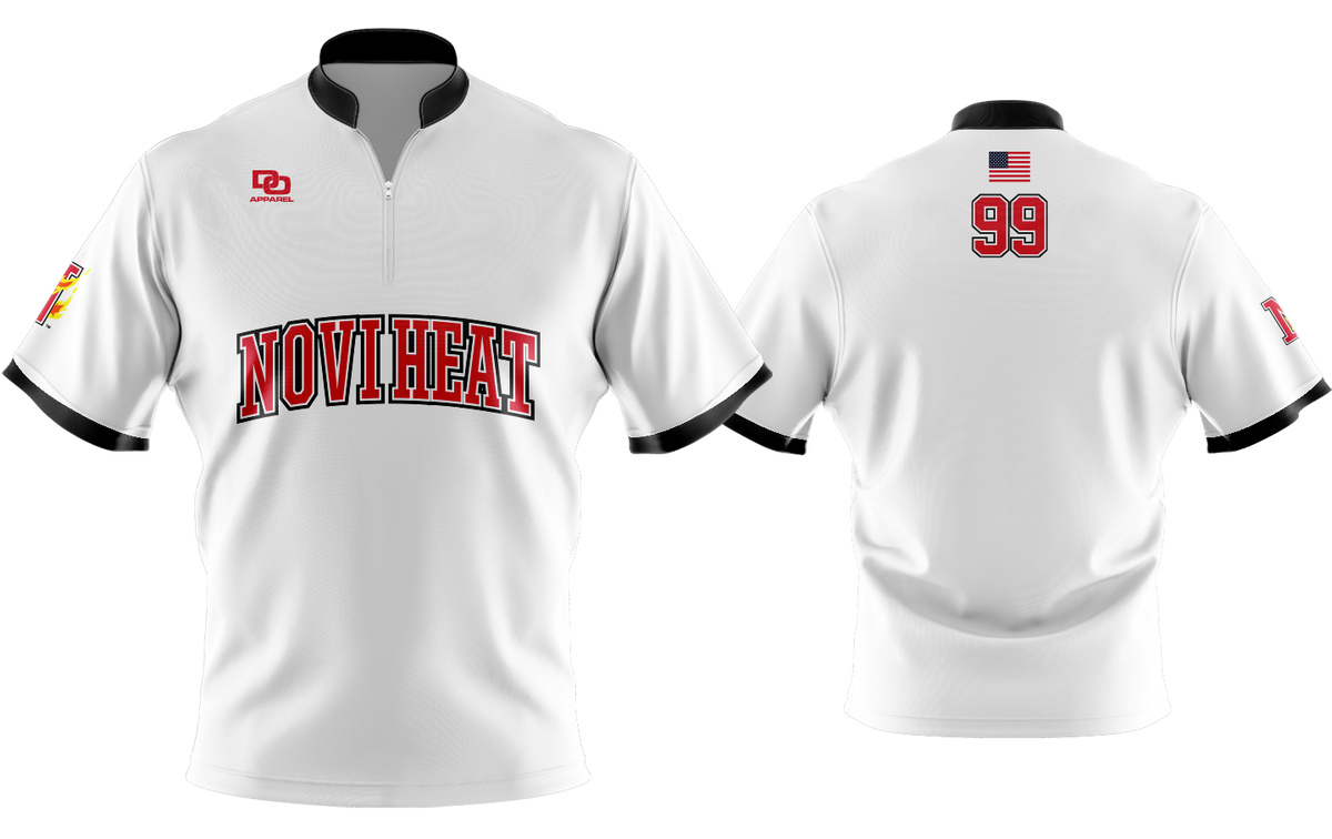 Custom Vapor Batting Jacket - White