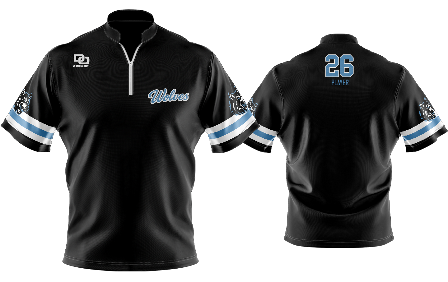Custom Vapor Batting Jacket - Black