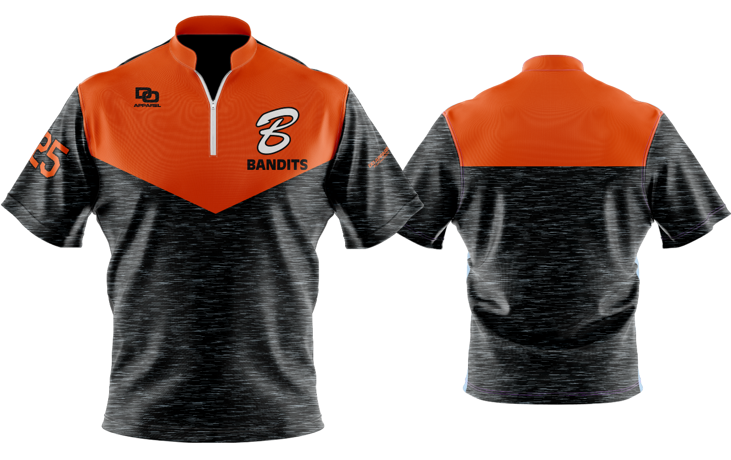 Custom Vapor Batting Jacket - Black Heather