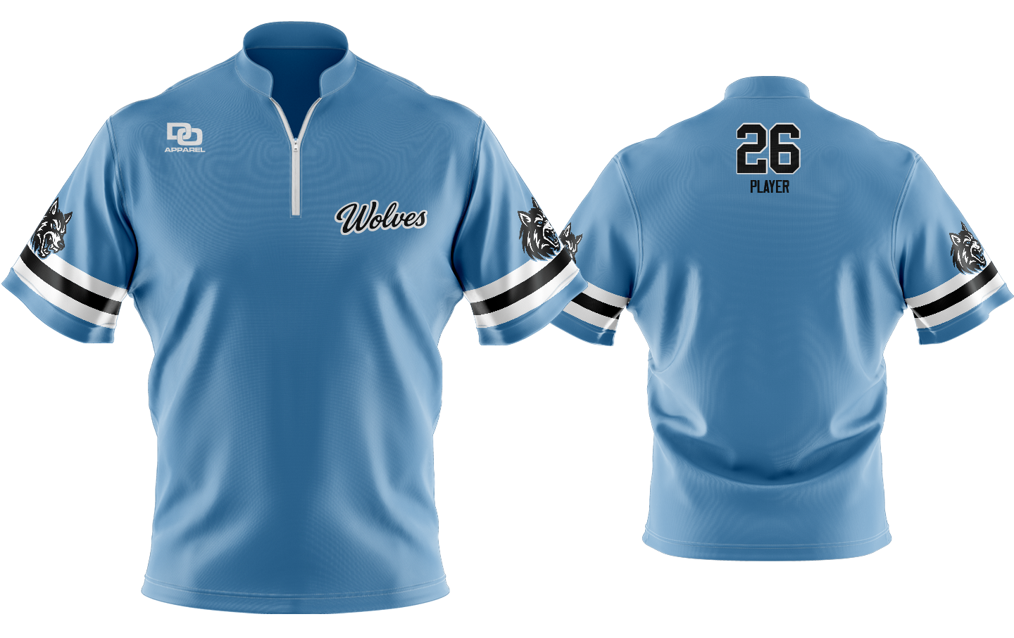 Custom Vapor Batting Jacket - Columbia
