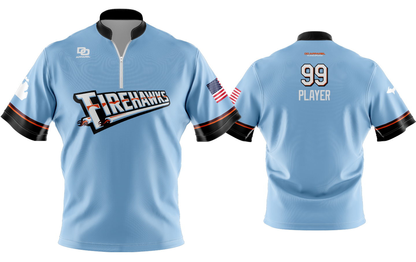 Custom Vapor Batting Jacket - Columbia
