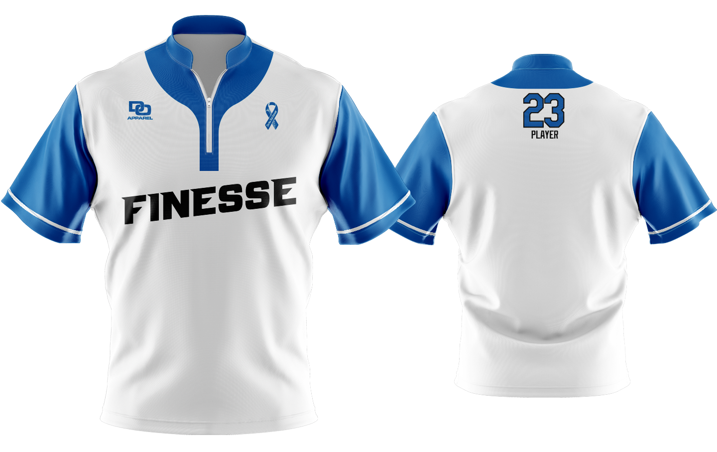 Custom Vapor Batting Jacket - White